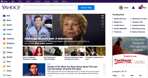 Il nuovo Yahoo!