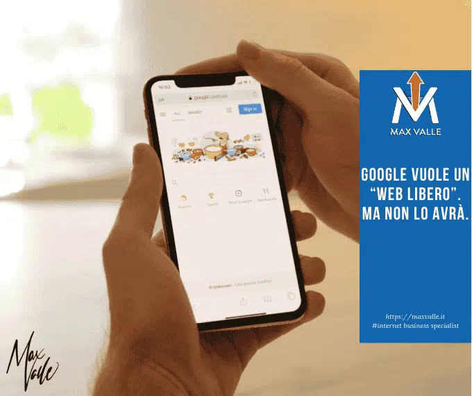 google vuole un web libero