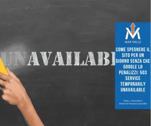 503 service temporarily unavailable - Max Valle