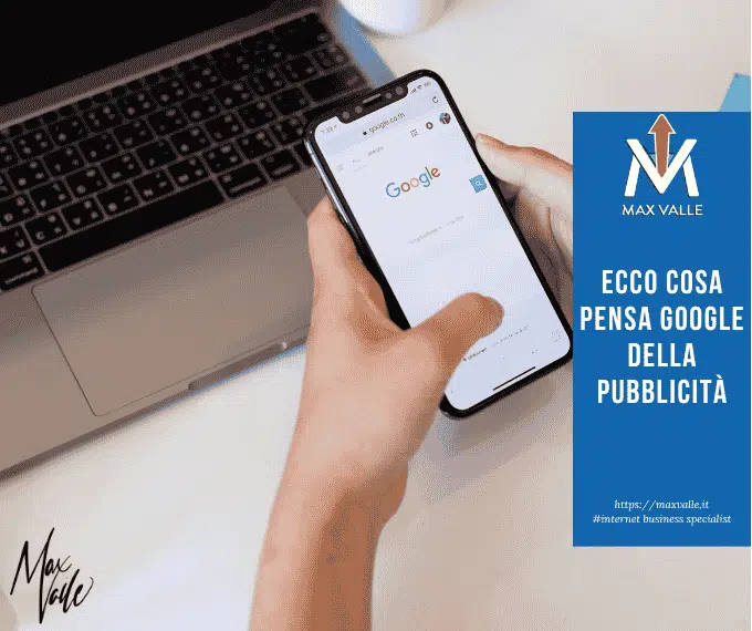 cosa pensa google della pubblicità